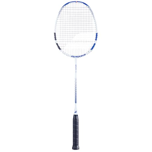 Babolat - Raqueta de bádminton modelo Satelite Rise, Grip 2 color azul/blanco de compuesto, ideal...