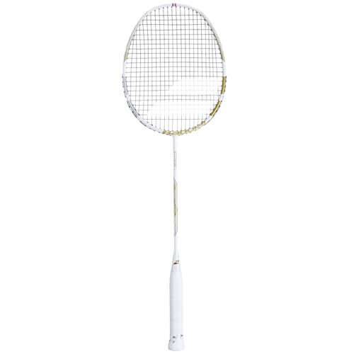 Babolat, Raqueta de bádminton Modelo Jetstream 74, Ligera, Color Dorado, Agarre tamaño 2, manejo...