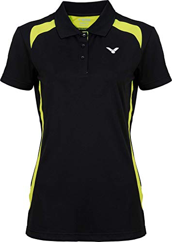 Victor Camiseta de bádminton para Mujer, Mujer, 696/3/6, Negro, 36