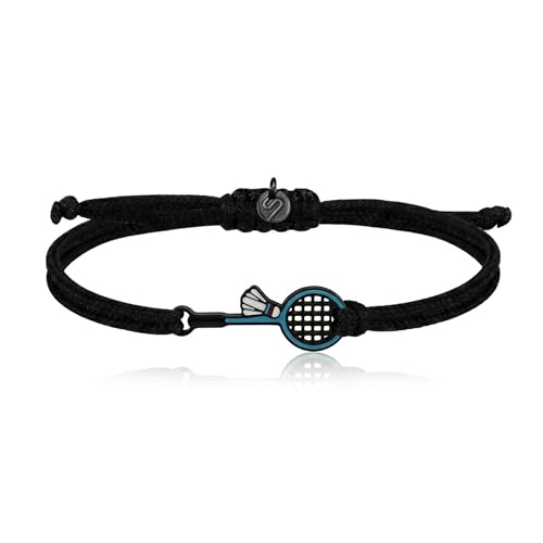 Shopsphère DISTRIBUCIÓN Pulsera Bádminton | Joyería Bad | Raqueta Bádminton | Collar colgante |...