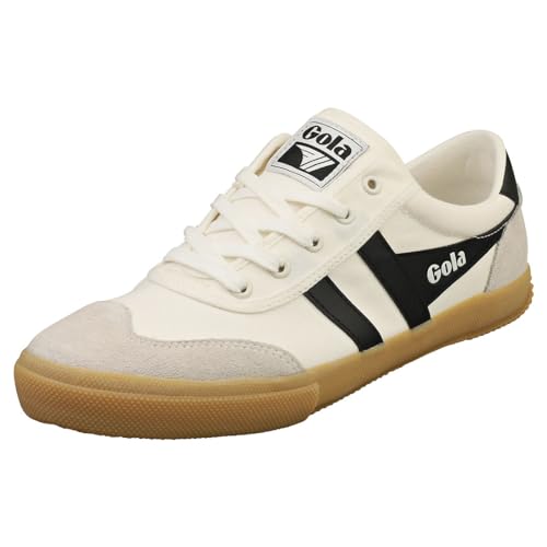 Gola Zapatillas casuales de bádminton para hombre, Blanco roto y negro, 40 2/3 EU