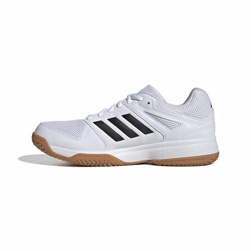 Adidas Mujer Speedcourt Women Indoor Shoes, FTWR White/Core black/GUM10, 38 2/3 EU