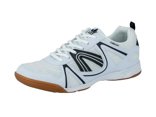 Lico 350039 Hombre Zapatillas de Deporte Interior, Blanco (Weiß/Marine Weiß/Marine), 46 EU