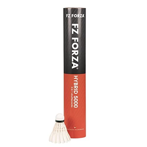 FZ Forza Hybrid 5000 - Balón de bádminton híbrido (Nailon y Natural)