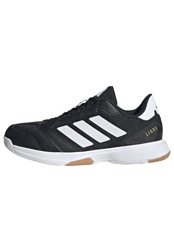 adidas Hombre Ligra 8 Mens Indoor Shoes, Core Black/Cloud White/Cloud White, 42 EU