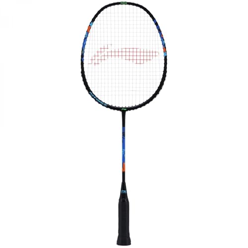 Li-Ning AXFORCE - Raqueta de bádminton para niños, color negro