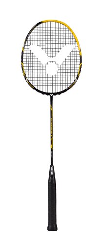 VICTOR Badmintonschläger Ultramate 9-Raqueta 100% de Alto Carbono, Color, 67 cm, Unisex, Negro Mate