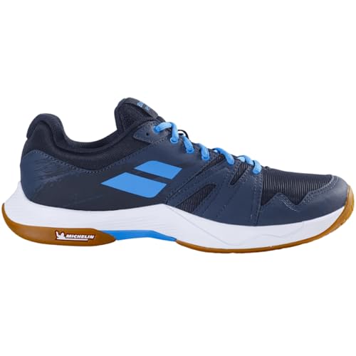 Babolat Shadow Team 2 - Zapatos de bádminton para hombre, negro/gris, ideales para bádminton,...