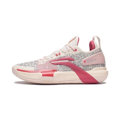 LI-NING Zapatillas de baloncesto Speed 9 Premium (crema, sistema de tallas de calzado UE, adultos,...