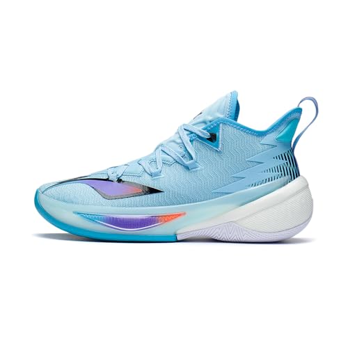 LI-NING Zapatillas de baloncesto Power Serie Premium para interiores profesionales, Power9, 43 2/3...