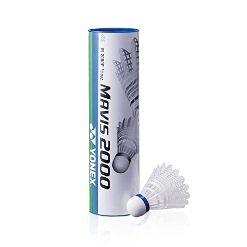 Yonex Mavis 2000 - Juego de volantes (1/2 docena) 6 unidad - Talla:Speed - 3/78/Medium