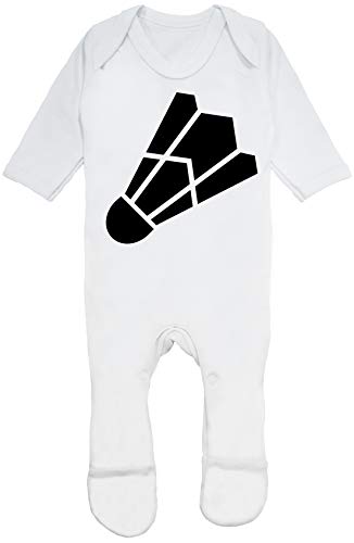 Hippowarehouse Shuttlecock Badminton Traje Todo-en-uno bebé algodón Unisex