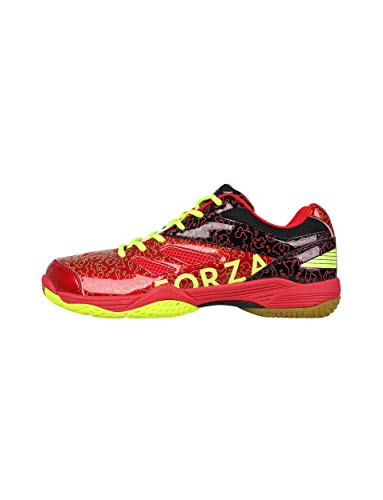 FZ Forza Indoor Shoe Court Flyer - Rojo, para Hombres y Mujeres - Adecuado para Squash, bádminton,...