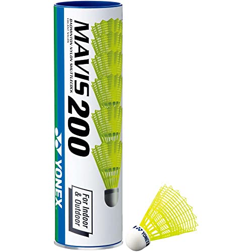 YONEX Mavis 200 Outdoor - Volantes bádminton - Amarillo - Talla única