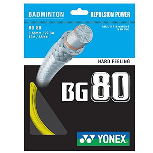 YONEX BG80 Cordaje de Bádminton Individual