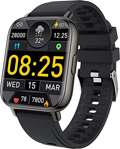Smartwatch, 1.69'' Reloj Inteligente Mujer Hombre, Impermeable IP67 Pulsera Actividad Inteligente...
