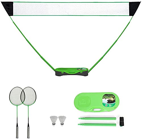 FBSPORT Juegos completos de bádminton,Redes de bádminton portátil Set,Tenis,bádminton,Red de...
