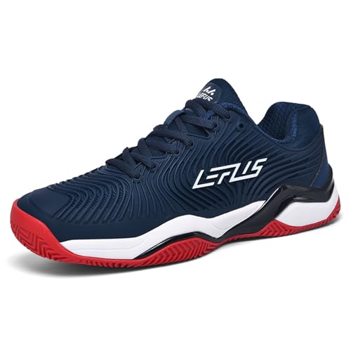 BLBK Zapatillas de Tenis para Hombre, Zapatillas de bádminton,Zapatillas de Squash, Azul Marino31,...