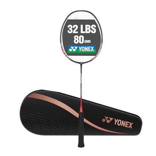 YONEX Raqueta de bádminton NANOFLARE Speed 7 Aura Red G4 4U