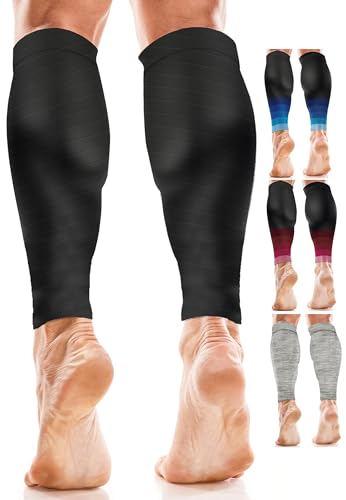 aZengear Mangas de Compresión para Pantorrillas Hombres y Mujeres, Medias Compresivas, Calcetines...