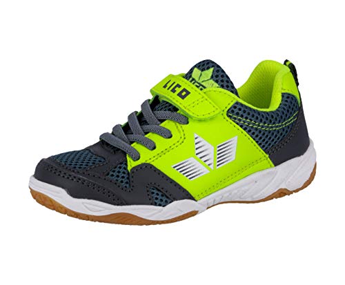 Lico Sport Vs, Zapatillas de Deporte Interior Unisex Adulto, Gris (Anthrazit/Lemon Anthrazit/Lemon),...