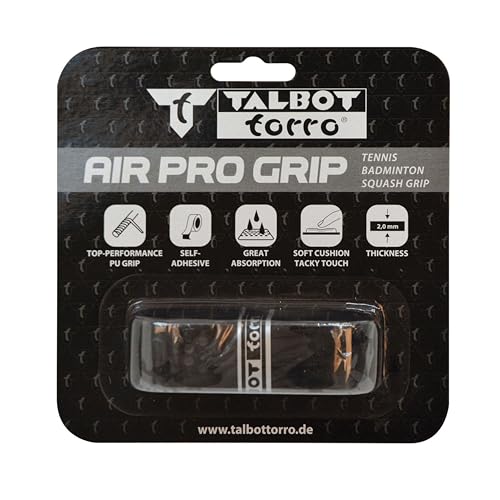 Talbot-Torro Sobregrip para Raquetas de bádminton | Pack de 3 Unidades | Agarre cómodo y...