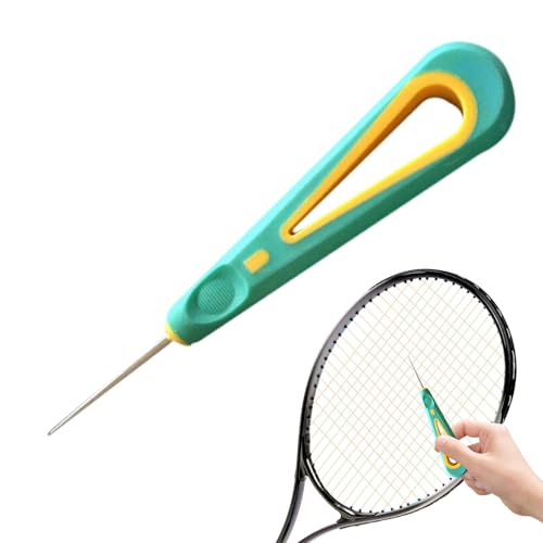 Punzón para encordar raquetas de bádminton - Herramienta de máquina de encordar tenis, cono de...