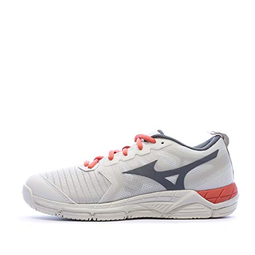 Mizuno Supersonic 2, Zapatillas de vóleibol Mujer, Snowwhite Qshade Fusionc, 42.5 EU