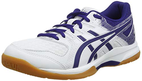 Asics 1072A034 Mujer Zapatillas de Deporte Interior, Blanco (White/Dive Blue 102), 40.5 EU