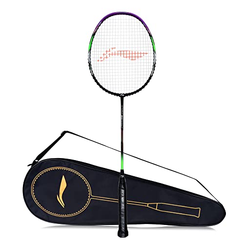 - Badminton Racquet, Li-Ning G-Force Superlite 3800 Raqueta de bádminton con Cuerdas de Fibra de...