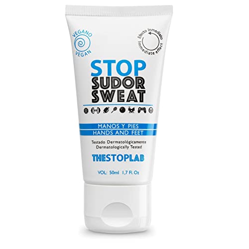 THESTOPLAB - Stop Sudor Evita La Sudoración En Manos y Pies, Mejora Tu Agarre y Precisión. No cura...
