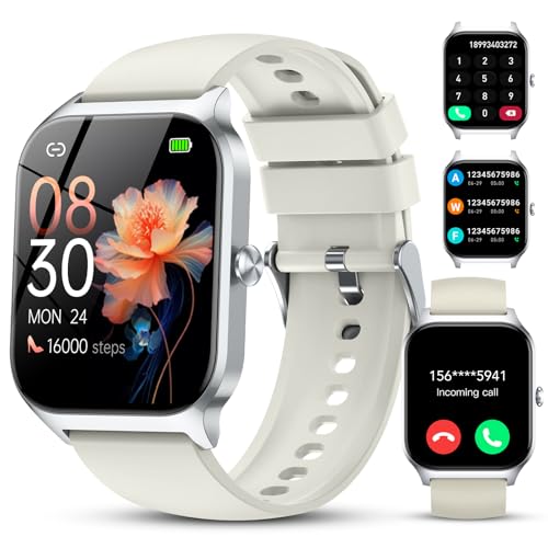 Reloj Inteligente Mujer Hombre,1.85' HD Smartwatch con Llamadas y Voz de Al,WhatsApp Notificaciones,...
