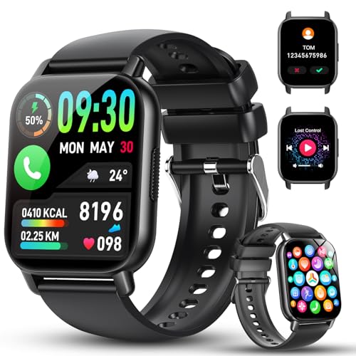 Reloj Inteligente Hombre Mujer, 1.91'HD Smartwatch con Llamadas Bluetooth, IP68 Reloj Deportivo con...