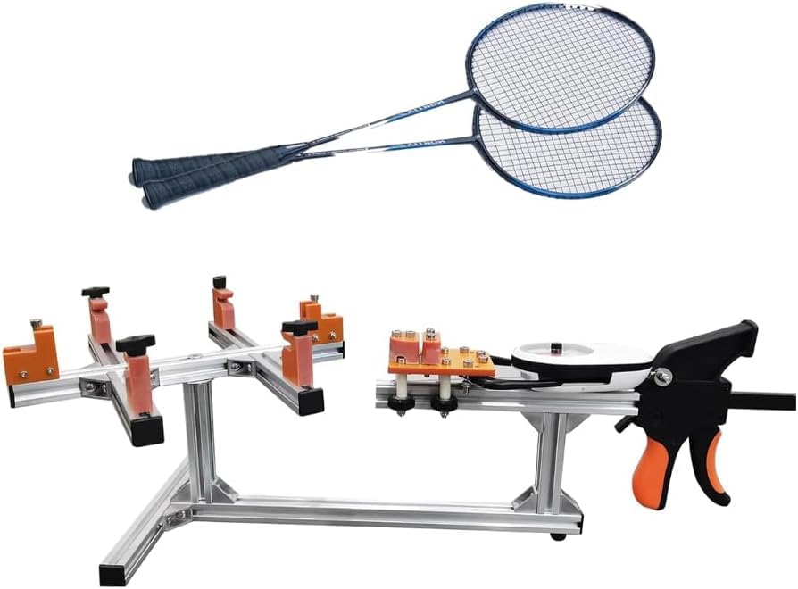Máquina de encordado de raqueta para tenis y bádminton, herramienta portátil de bricolaje para...