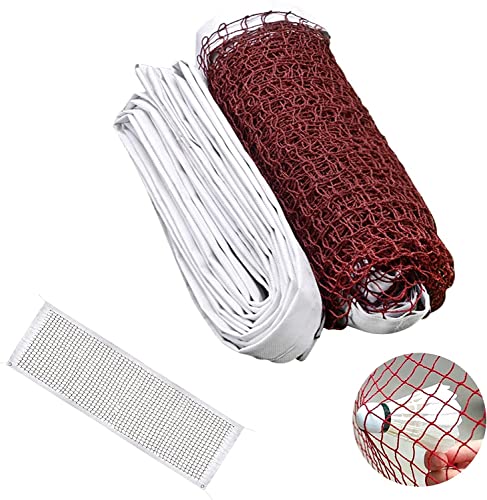 Red de Bádminton, Red de Tenis de Voleibol Ajustable Portátil, Malla de Bádminton Plegable para...