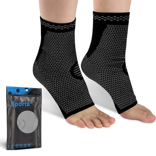 Waymaytecy 2pcs Tobilleras Deportiva, Tobilleras de Compresion Para Hombre y Mujer, Ankle Support,...