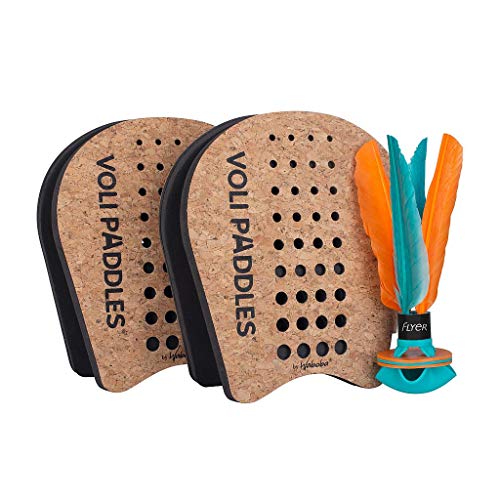 Waboba Set de Pádel VOLI para Jugar en el Jardín o la Playa, Deporte de Interiores y Exteriores,...