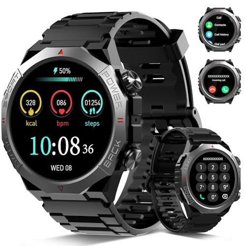 Reloj Inteligente Hombre Mujer, 1,39' Smartwatch con Llamada, Impermeable IP68 Smart Watch con 112...
