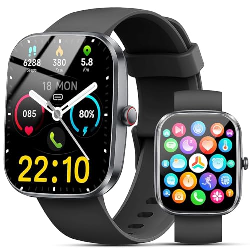 2026 Reloj Inteligente Hombre Mujer, 1.96' Smartwatch con Llamadas Bluetooth y Whatsapp...